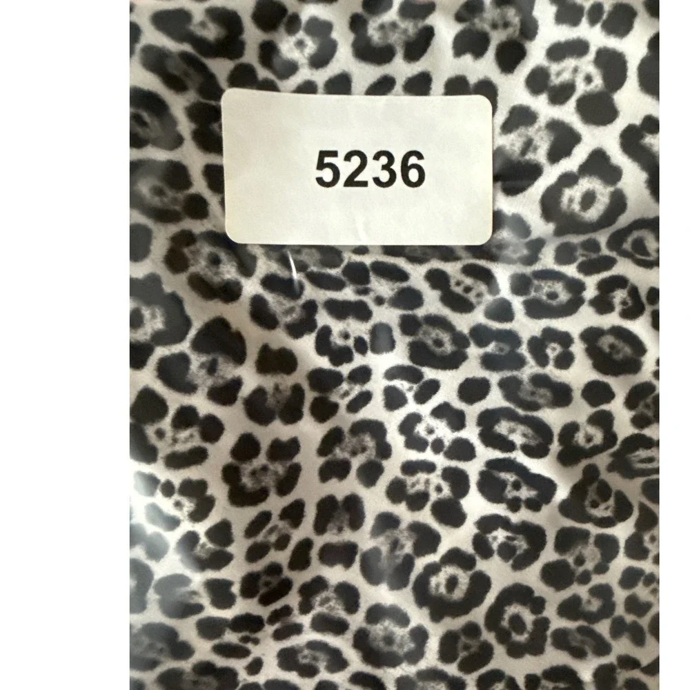 Michael Kors Leopard‎ Print Fit & Flare Dress V-Neck Size M Night Out Cocktails